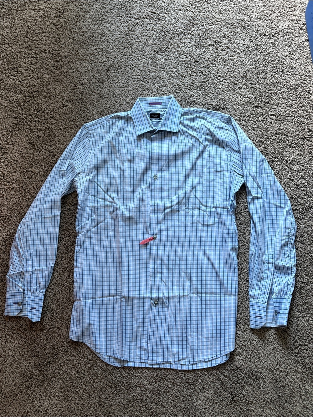 Paul Smith Light Blue Checked Dress Shirt